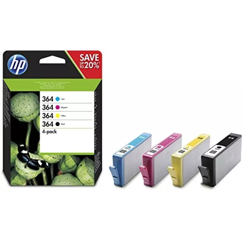 HP 364 confezione da 4 cartucce inchiostro originali nero/ciano/magenta/giallo