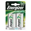 Batteria ricaricabile NiMH Energizer formato D 2500mAh - confezione da 2
