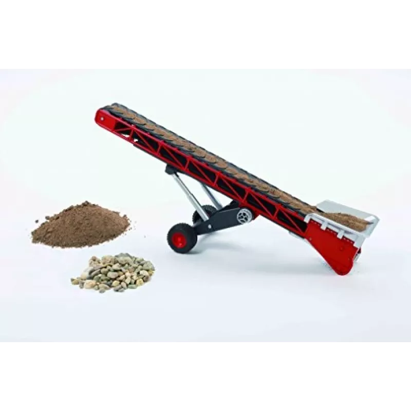 Accessorio per modellismo Bruder 02031 — ricambio in plastica, nero e rosso