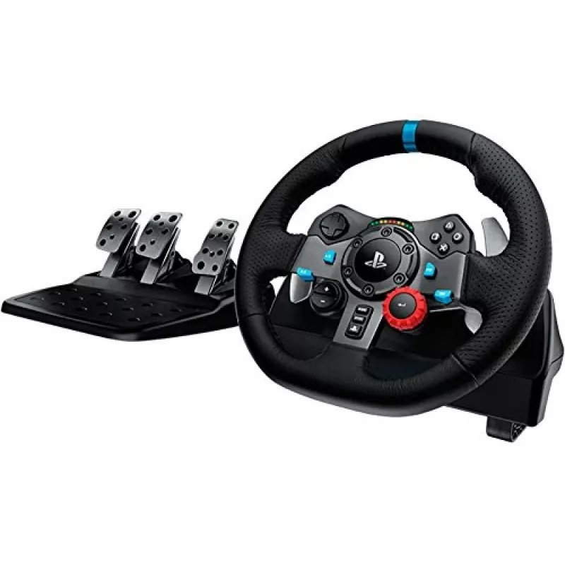 Logitech G920 Driving Force volante da corsa con pedali per Xbox One e PC, USB, nero (941-000123)