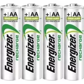 Batterie ricaricabili Energizer ACCU Recharge Power Plus NiMH AA 2000mAh confezione da 4
