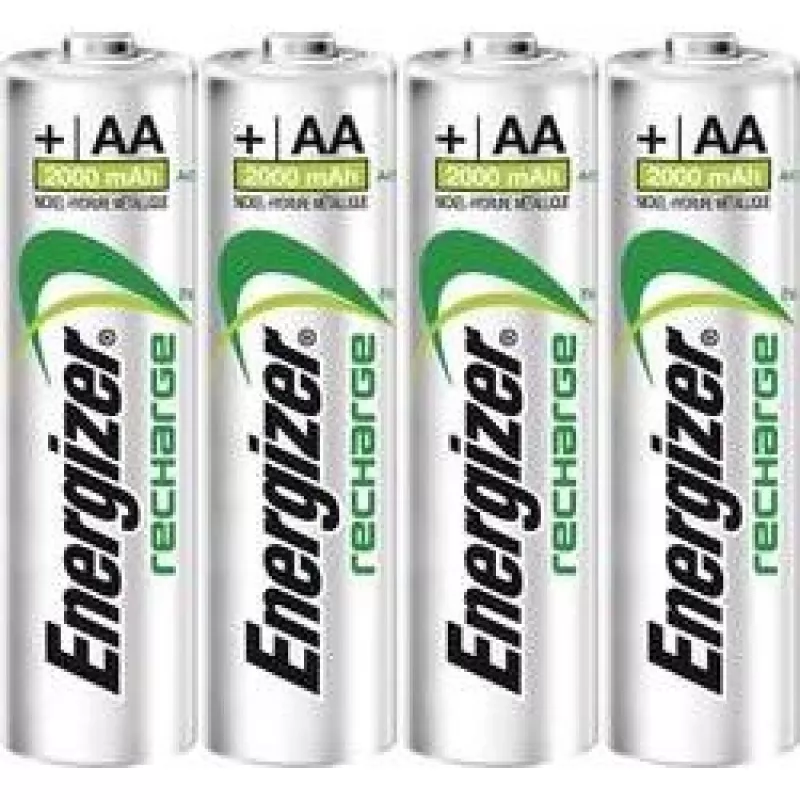 Batterie ricaricabili Energizer ACCU Recharge Power Plus NiMH AA 2000mAh confezione da 4