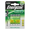 ENERGIZER BATTERY Accu Recharge Power Plus 700 mAh AAA HR3/4 batteria ricaricabile, 4 pz.