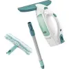 Leifheit puliscivetri Window Vacuum Glass Cleaner Dry&Clean con manico e spazzola 51003