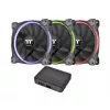 Thermaltake Riing 12 RGB TT Premium Edition CL-F049-PL12SW-A ventole per case, 3 pezzi, 120 mm, 1400 giri/min, RGB