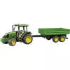 Modello trattore BRUDER John Deere 5115 M con rimorchio ribaltabile