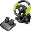 Esperanza EG104 High Octane volante con pedali, PC/PS3/Xbox 360, nero/verde