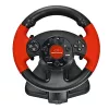 Volante ESPERANZA EG103 controller gaming - PC/PS2/PS3, 13 tasti, vibrazione, sensore di accelerazione, nero/rosso