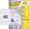 Avery Zweckform 3651 etichette universali 52,5 x 29,7 mm 100 fogli bianco