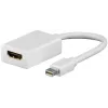 Goobay cavo adattatore da Mini DisplayPort a HDMI 1.1, 0,1 m, bianco (51729)