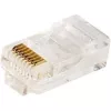 Connettore maschio per cavi RJ-45 LOGILINK MP0002, CAT5e, trasparente, confezione da 100 pz.