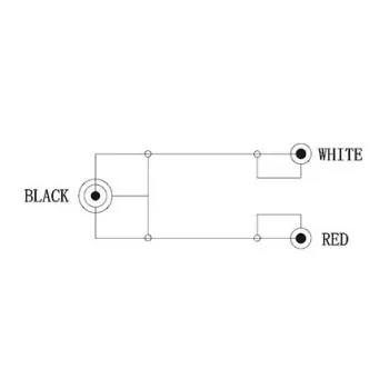Cavo audio 3,5 mm > stereo cinch (nero, 1,5 metri)