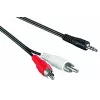 Cavo audio 3,5 mm > stereo cinch (nero, 1,5 metri)