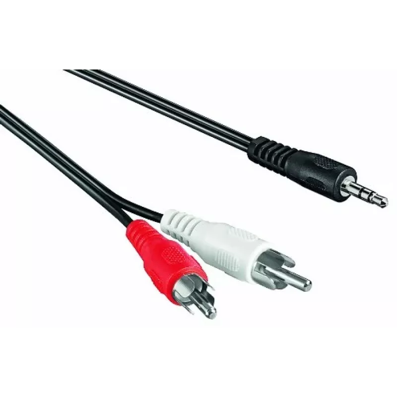 Cavo audio 3,5 mm > stereo cinch (nero, 1,5 metri)