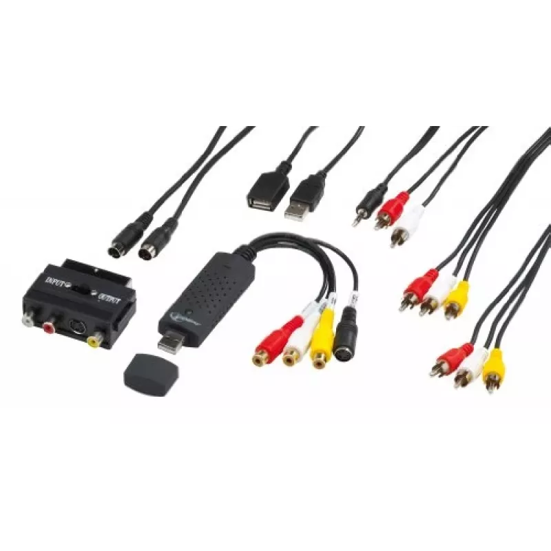 Gembird UVG-002 acquisitore audio/video (video composito/RCA stereo/SCART-S-Video, USB 3.0)