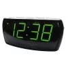 Radio sveglia Adler AD 1121 — radio sveglia, sintonizzatore FM/AM, display LED, batteria di backup, nero