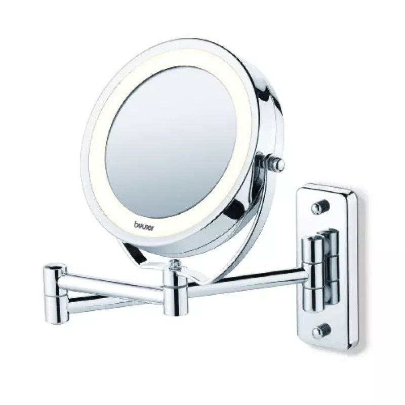 Specchio da trucco illuminato Beurer BS59 diametro 11 cm argento
