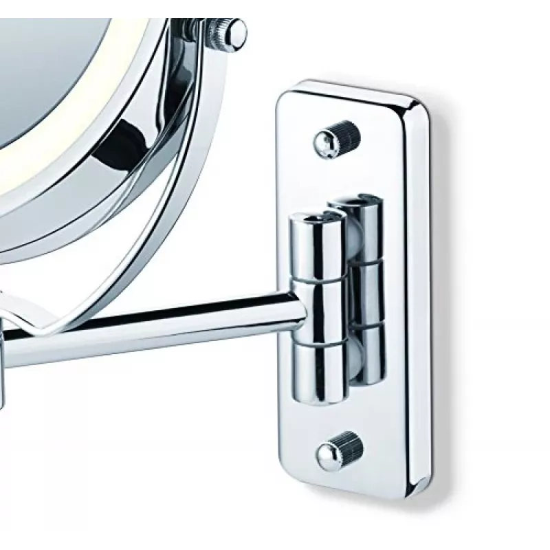 Specchio da trucco illuminato Beurer BS59 diametro 11 cm argento