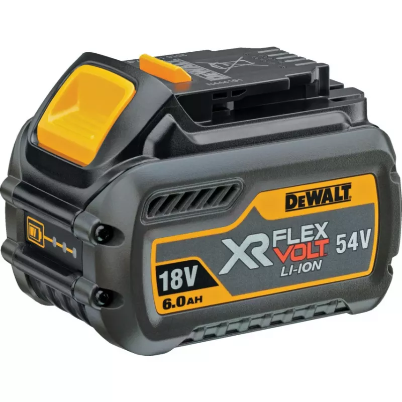 Batteria ricaricabile Dewalt 18V/54V XR FlexVolt 6Ah Li-Ion per elettroutensili