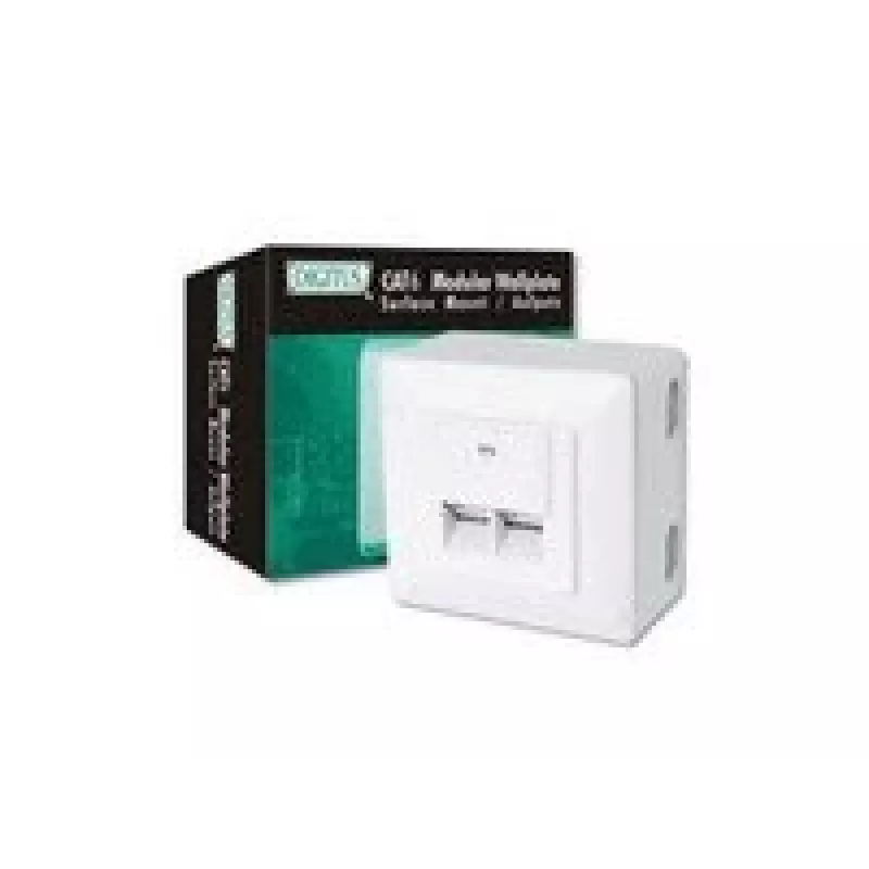 Digitus DN-9006-N presa di rete CAT 6, classe E, schermata, da superficie, bianca