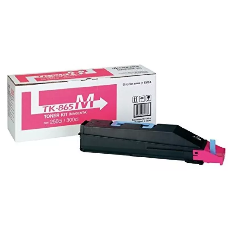 Kyocera TK-865M cartuccia di toner magenta, 12000 pagine