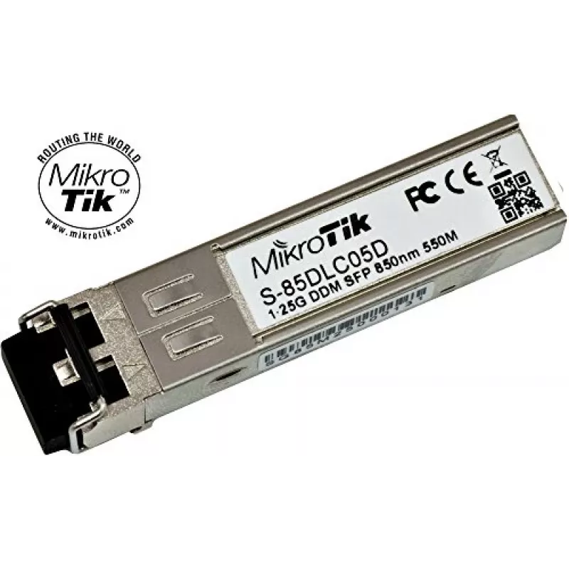 Modulo ricetrasmettitore di rete Mikrotik S-85DLC05D 1250 Mbit/s SFP 850 nm (S-85DLC05D)