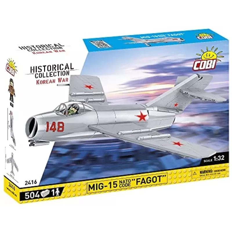 COBI Historical Collection Guerra di Corea MIG-15 codice NATO Fagot jet sovietico