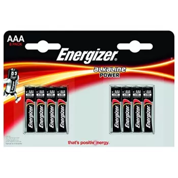 Batterie alcaline AAA Energizer E92 — blister da 8
