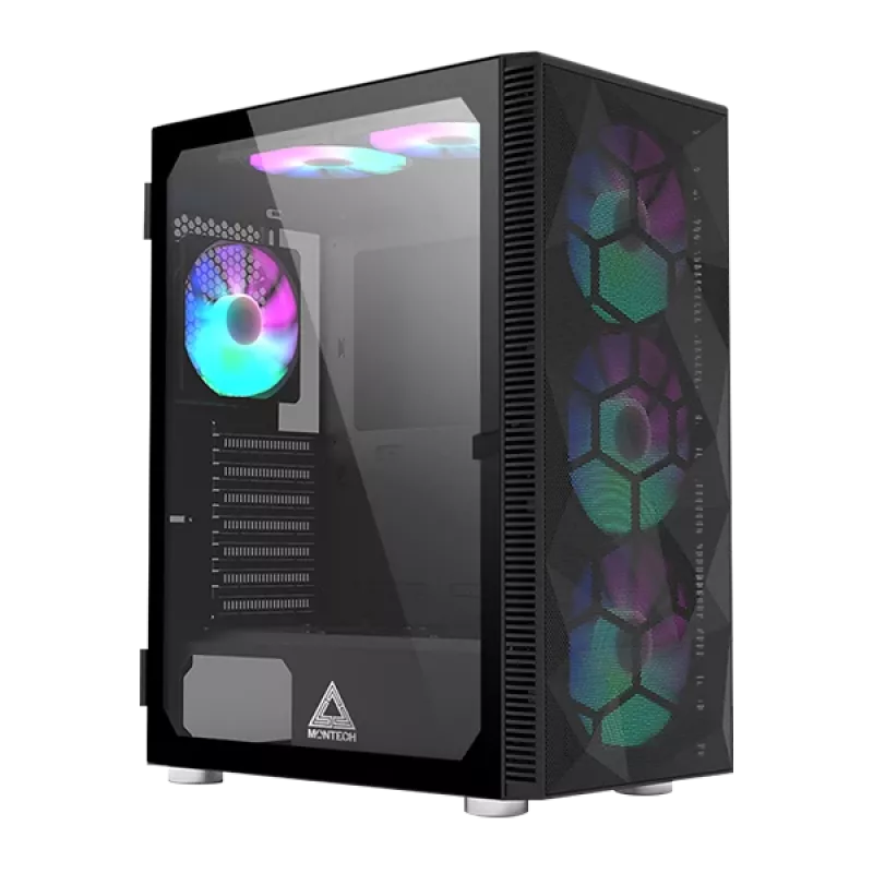 MONTECH X3 X3MESH-BK Case Midi-Tower nero Mesh Case PC