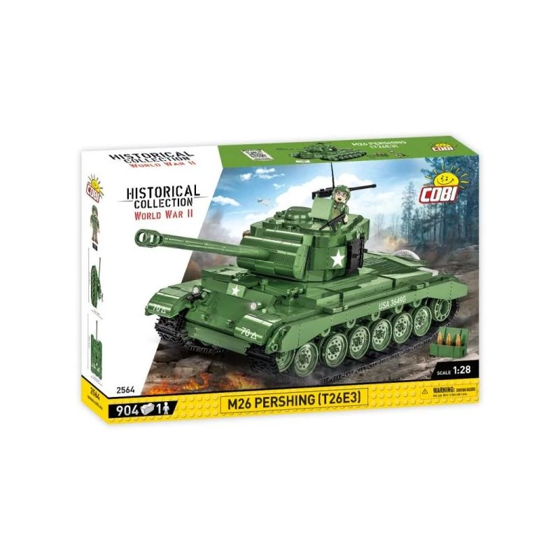 Set da costruzione COBI M26 Pershing T26E3 904 pezzi plastica per bambini da 3 anni