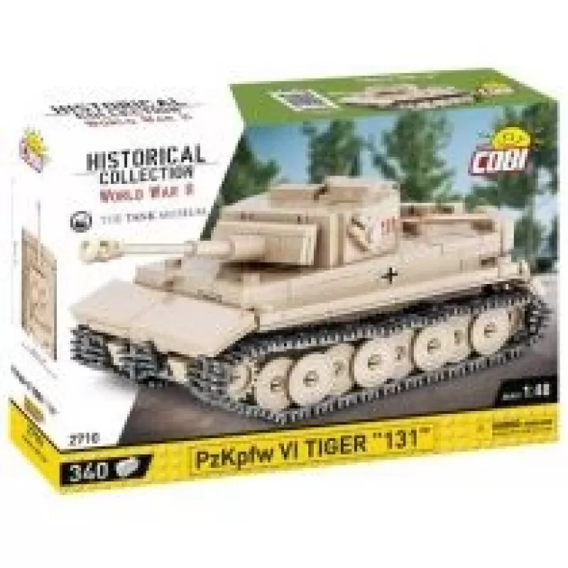 Cobi scala 1:48 PzKpfw VI Tiger 131 kit di montaggio