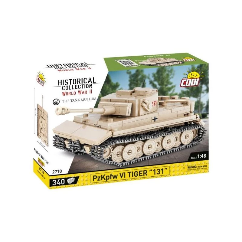 Cobi scala 1:48 PzKpfw VI Tiger 131 kit di montaggio
