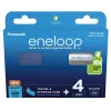 Batterie ricaricabili PANASONIC ENELOOP AAA 800 mAh 4 pz. + custodia (BK-4MCDE/4CP+CASE)