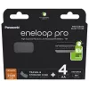 Batterie ricaricabili PANASONIC ENELOOP PRO AA 2500 mAh 4 pz. + custodia (BK-3HCDE/4CP+CASE)