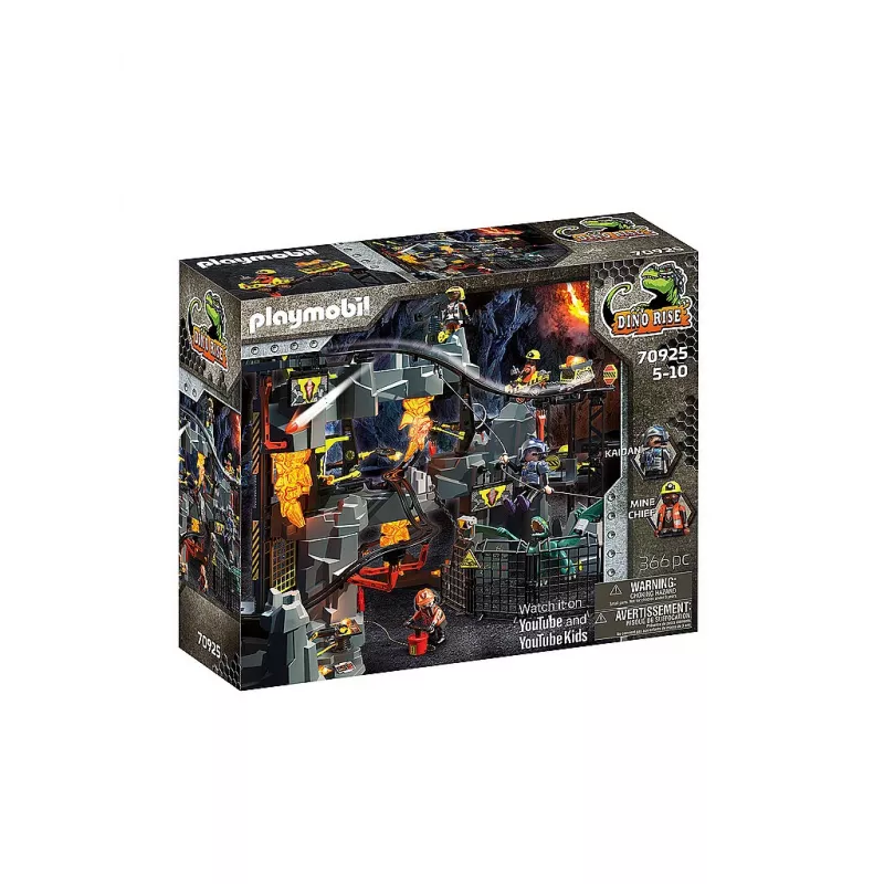 Playmobil - #70925 Dino Rise Dino Mine set da costruzione 386 pezzi - multicolore