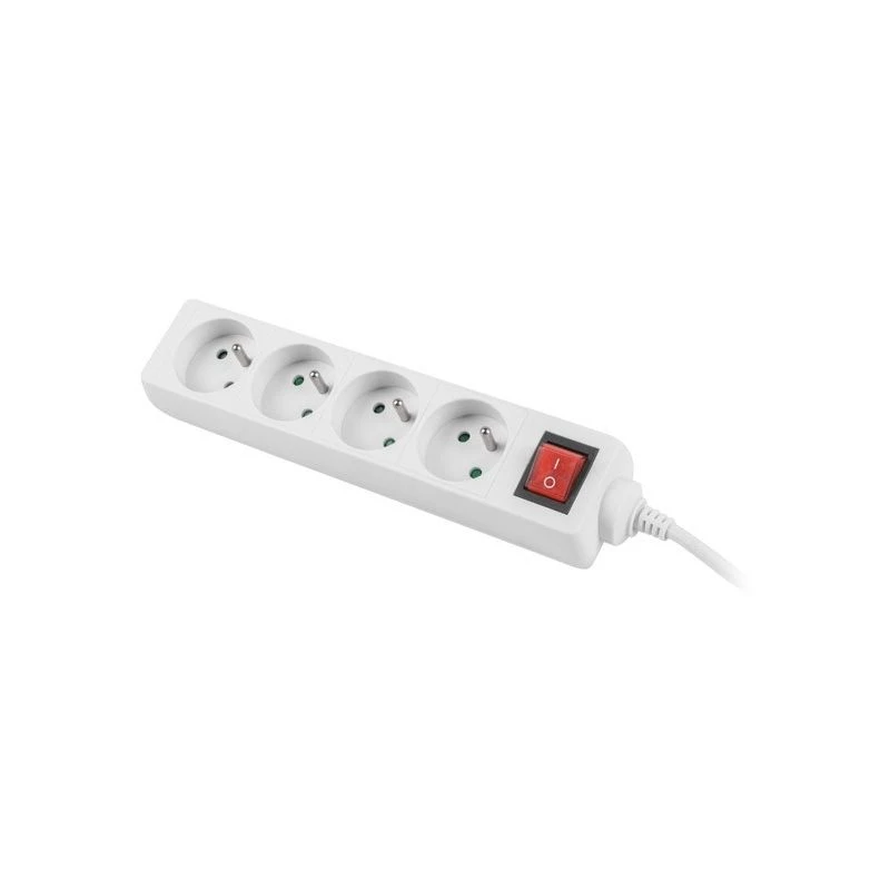 Ciabatta Lanberg PS1-04E-0150-W 1,5 m 4 prese AC per interni bianco