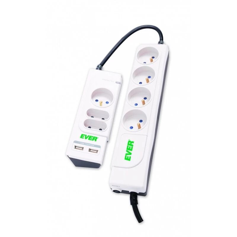OFFICE PLUS 7 prese 250 V bianco (T/LZ06-OFP018/0000) - Ever