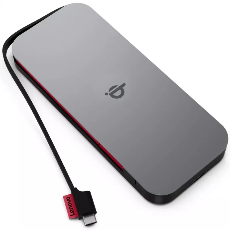 Lenovo 40ALLG1WWW Powerbank agli ioni di litio (Li-Ion) 10000 mAh ricarica wireless nero