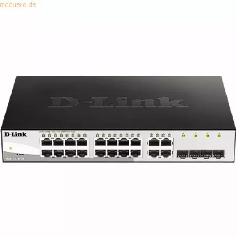 Switch D-Link DGS-1210-16 Managed L2 Gigabit Ethernet (10/100/1000) nero