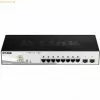 Switch D-Link DGS-1210-08P/E Managed L2 Gigabit Ethernet (10/100/1000) Power over Ethernet (PoE) nero
