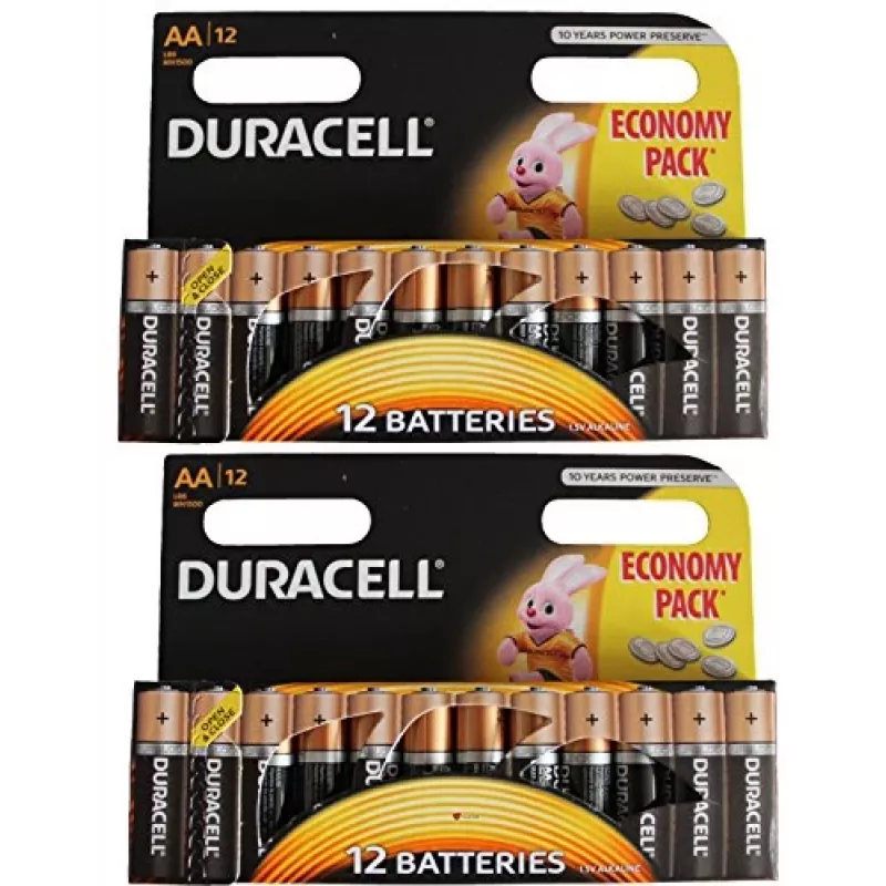 Batteria domestica Duracell monouso AA alcalina