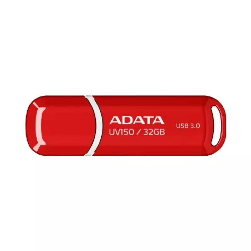 Chiavetta USB ADATA DashDrive UV150 32 GB, USB Type-A 3.2 Gen 1, rosso, design con cappuccio