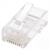 Intellinet 502375 connettore per fili RJ-45 trasparente