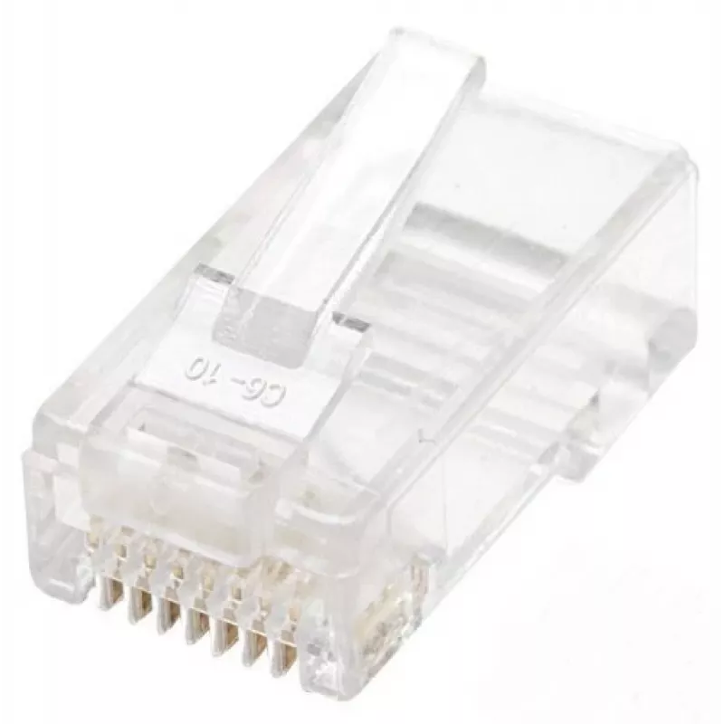 Intellinet 502375 connettore per fili RJ-45 trasparente