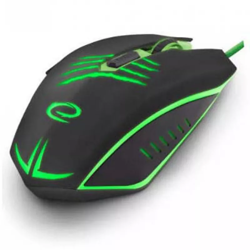 Esperanza EGM209G mouse destrimani USB Type-A ottico 2400 DPI