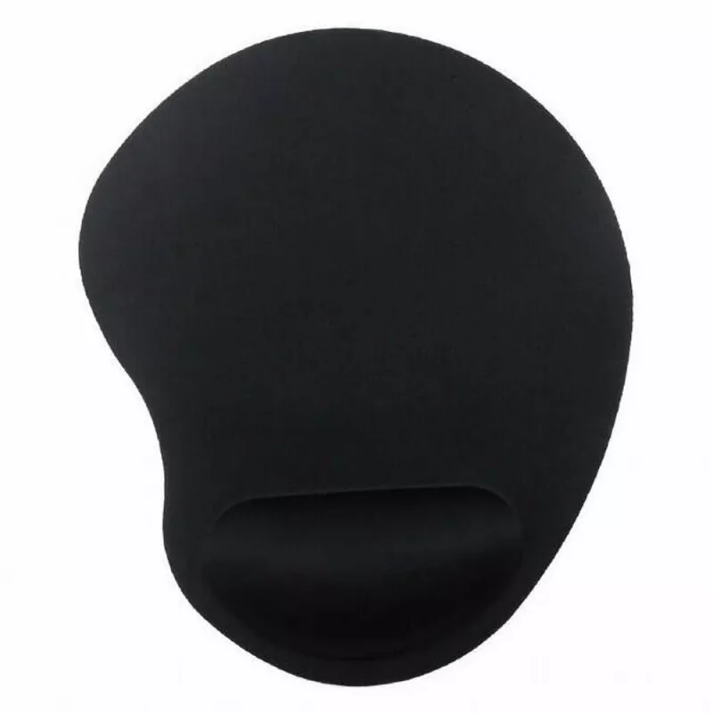 Tappetino per mouse GEMBIRD MP-ERGO-01, poggiapolsi in schiuma, 240×200 mm, spessore 4 mm, nero