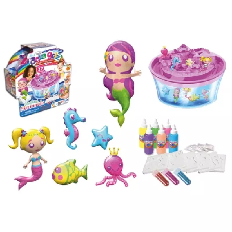 Set di gioco SIMBA Aqua Gelz Set Magic Mermaids, modello 106322568, kit creativo con perle gel attivate dall'acqua