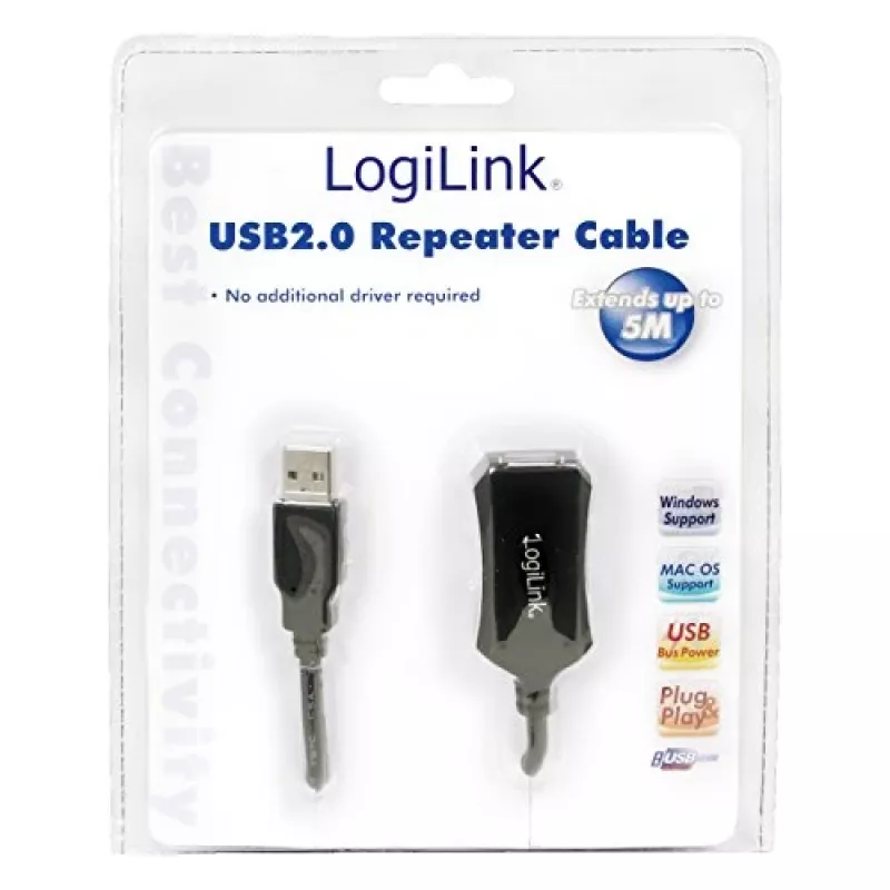 Cavo ripetitore USB 2.0 LogiLink - cavo USB 5,0 m USB A