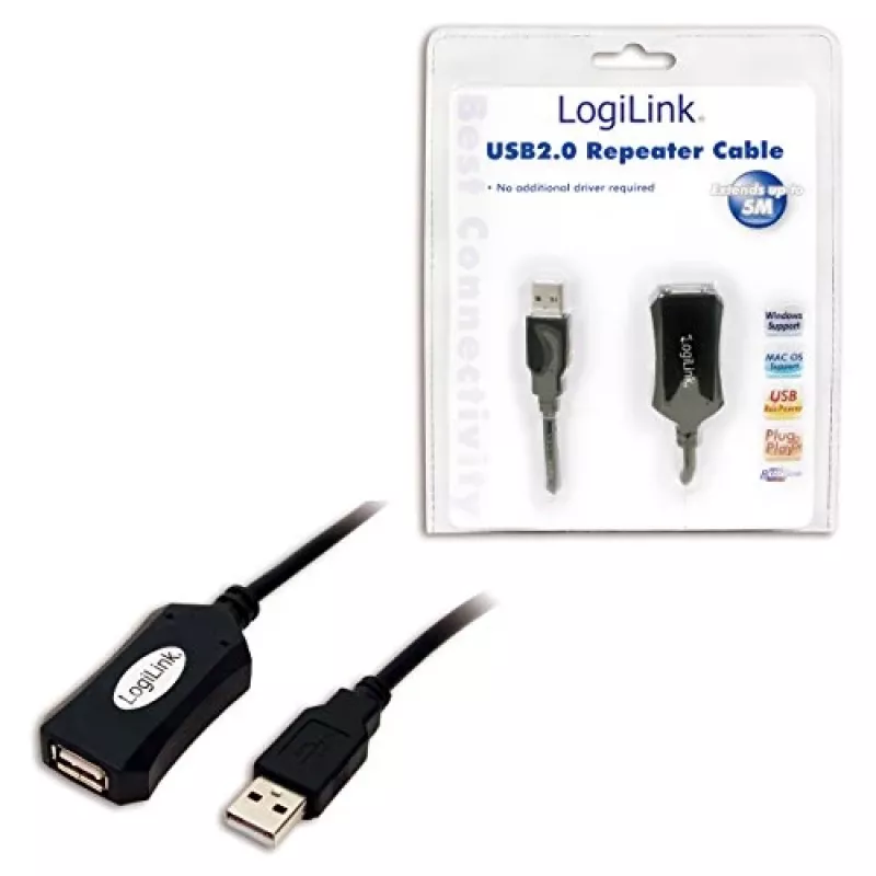Cavo ripetitore USB 2.0 LogiLink - cavo USB 5,0 m USB A