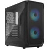 Fractal Design Focus 2 RGB Tempered Glass Case per PC Mid Tower ATX - nero
